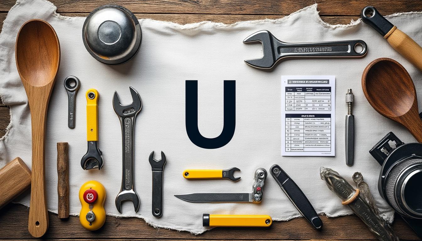 découvrez les outils en u essentiels pour vos travaux. notre sélection regroupe les meilleurs outils commençant par la lettre u, pratiques et indispensables pour tous vos projets de bricolage ou professionnels.