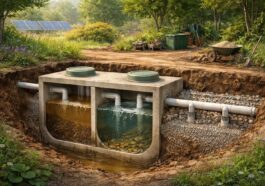 découvrez comment analyser le schéma d'une fosse septique datant de 1970 pour intégrer des solutions durables dans vos projets de construction.