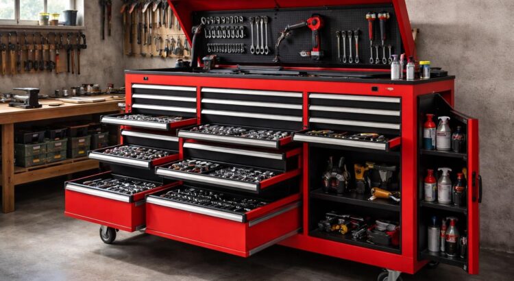 découvrez notre servante américaine, un rangement d'outils xxl conçu pour optimiser l'organisation de votre atelier avec robustesse et praticité.