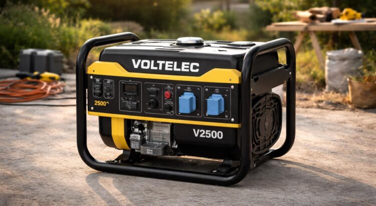 découvrez le voltelec v2500, un groupe électrogène compact idéal pour vos petits travaux. puissant, fiable et facile à transporter, il est parfait pour vos besoins en électricité mobile.