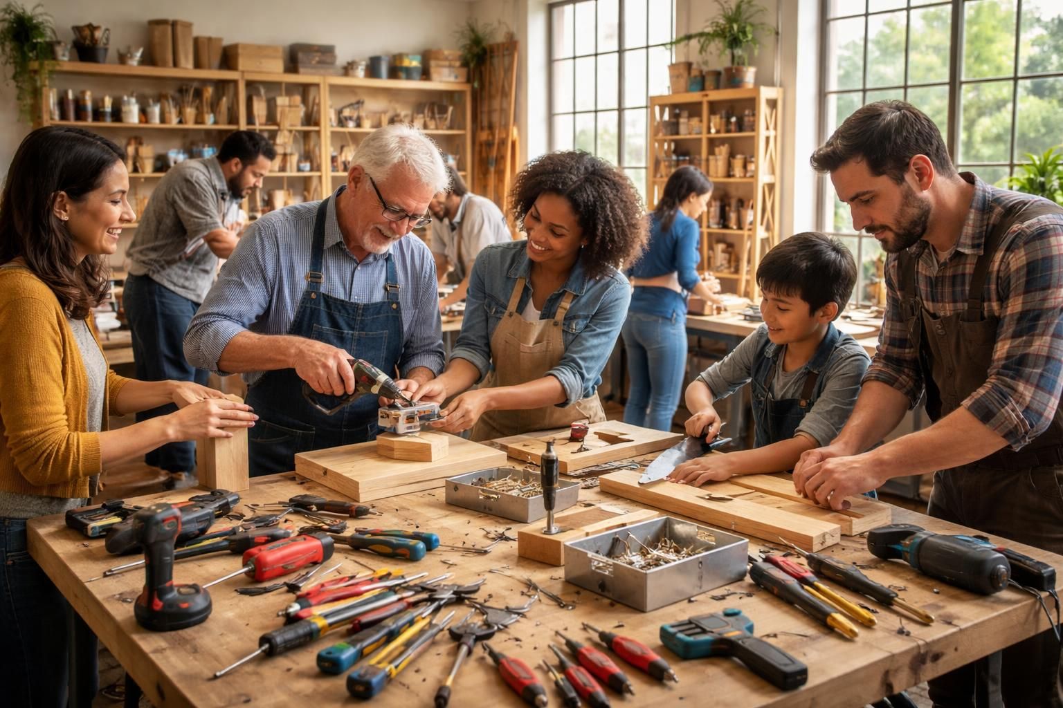 rejoignez une association de bricolage pour partager vos outils, échanger des conseils et profiter d'une communauté passionnée et solidaire.