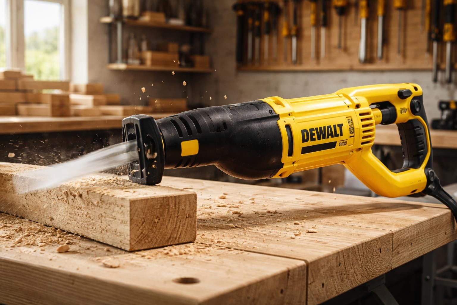 découvrez notre test complet de la scie sabre dewalt dwe305pk, une machine ultra-puissante de 1100w idéale pour tous vos travaux de découpe précis et rapides.