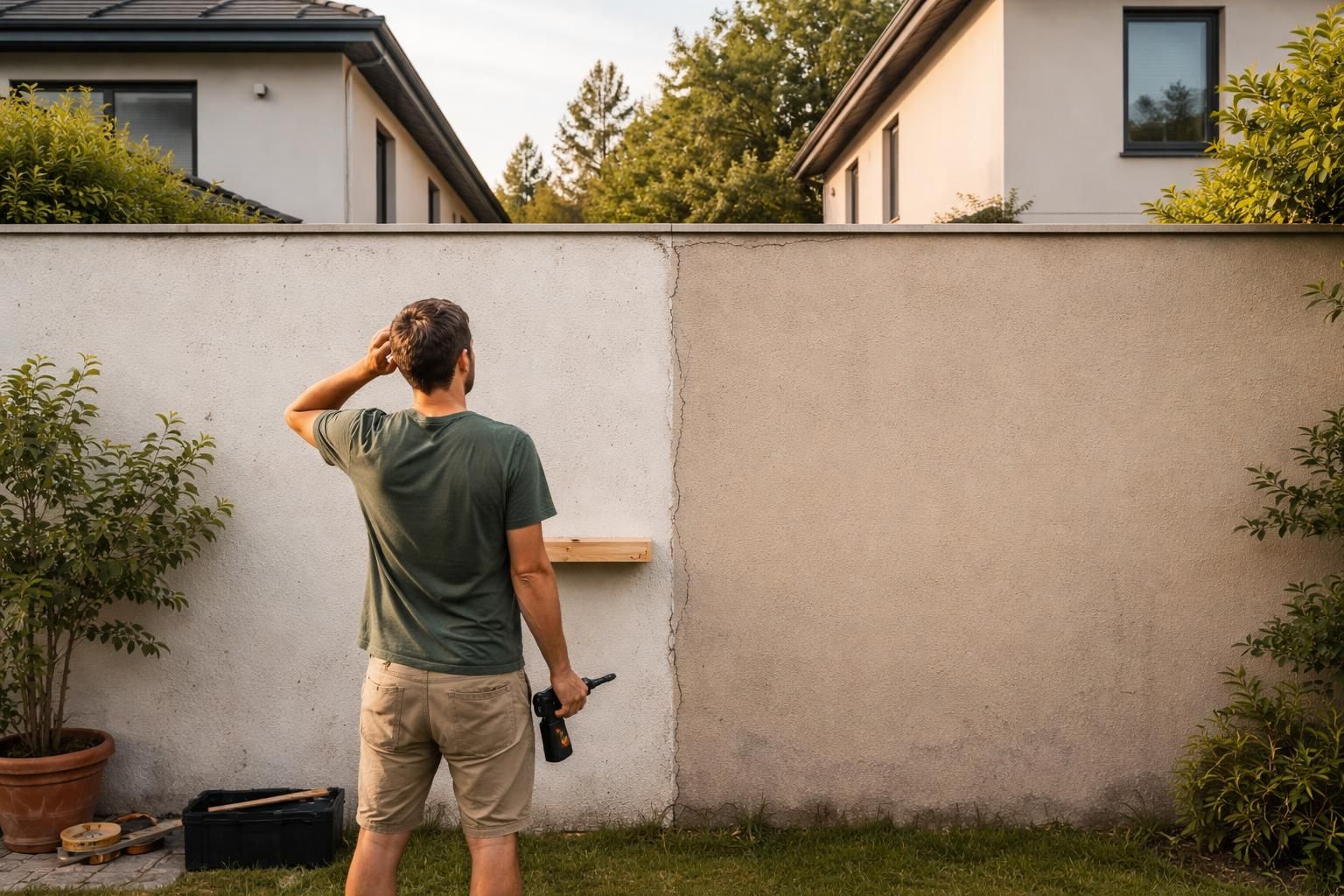 découvrez les règles et conditions pour fixer des objets sur le mur mitoyen de votre voisin sans causer de litige.