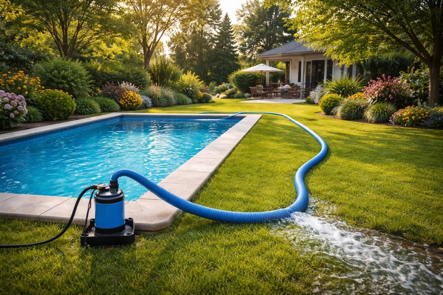 découvrez si vous pouvez vider l'eau de votre piscine directement dans votre jardin, les précautions à prendre et les réglementations à respecter pour protéger votre terrain et l'environnement.