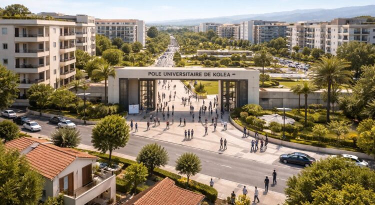 découvrez le pôle universitaire de koléa : guide complet sur l'accès au campus et les opportunités immobilières à proximité pour étudiants et investisseurs.