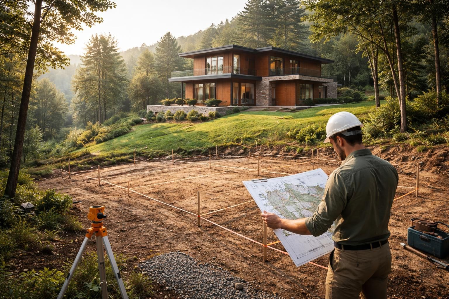 découvrez les étapes clés pour réussir l'implantation de votre maison sur un terrain, en tenant compte des contraintes techniques et réglementaires pour un projet réussi.