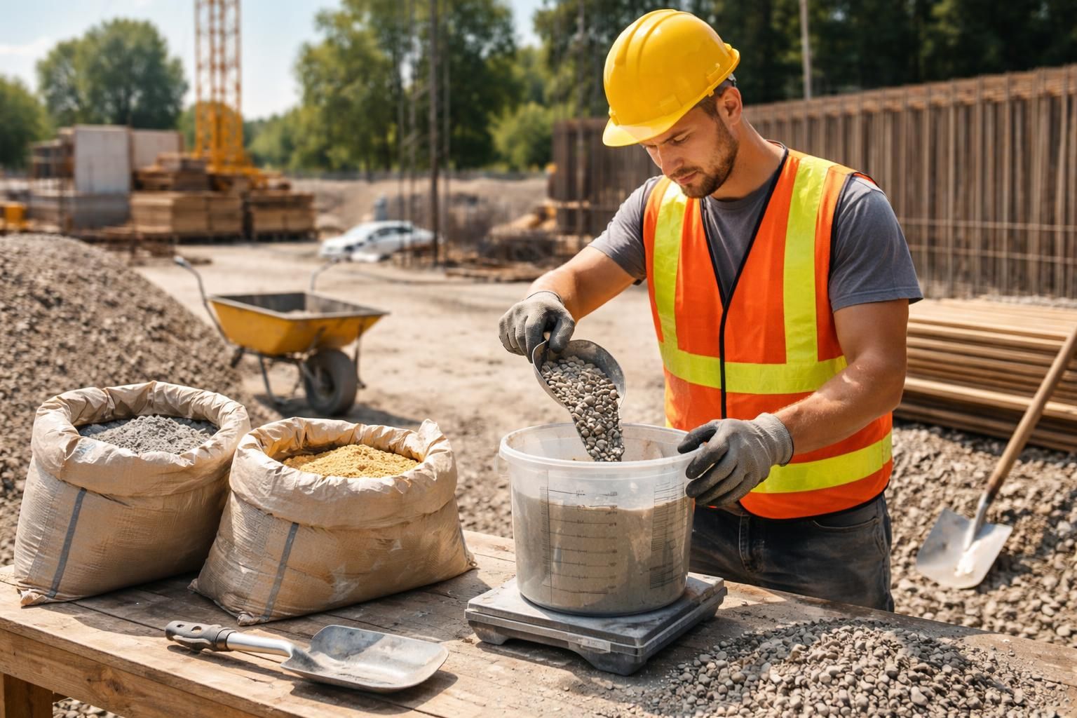 découvrez tout ce que vous devez savoir sur le dosage du béton prêt à l'emploi avec mélange sable et gravier pour des constructions solides et durables.