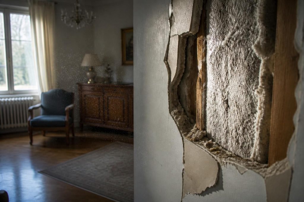 découvrez les risques méconnus liés à la présence de plaques d'amiante dans les murs de votre maison et comment protéger votre santé efficacement.