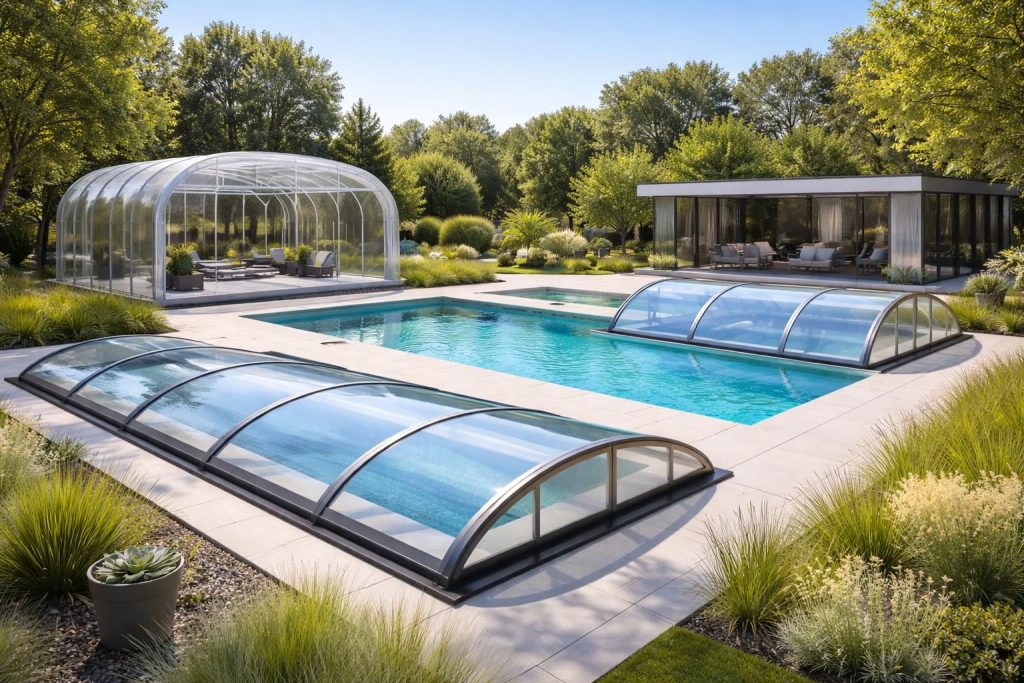 découvrez les différents styles modernes pour fabriquer un abri de piscine en polycarbonate, alliant esthétisme, durabilité et protection optimale pour votre piscine toute l'année.