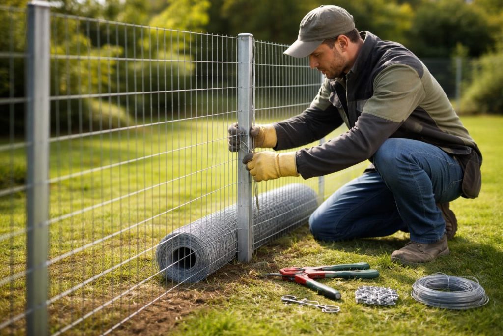 découvrez une méthode simple et efficace pour la pose de grillage souple, idéale pour sécuriser et délimiter votre jardin facilement.