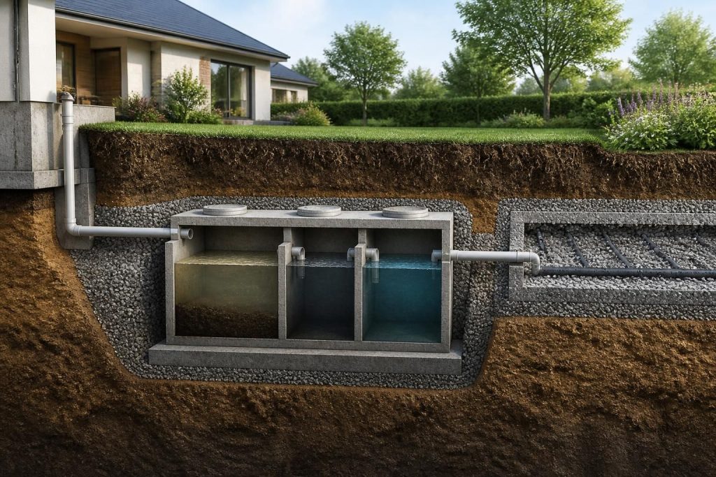 découvrez pourquoi le schéma de la fosse septique est essentiel pour tous les propriétaires afin d'assurer une installation conforme, une maintenance efficace et prévenir les dysfonctionnements.